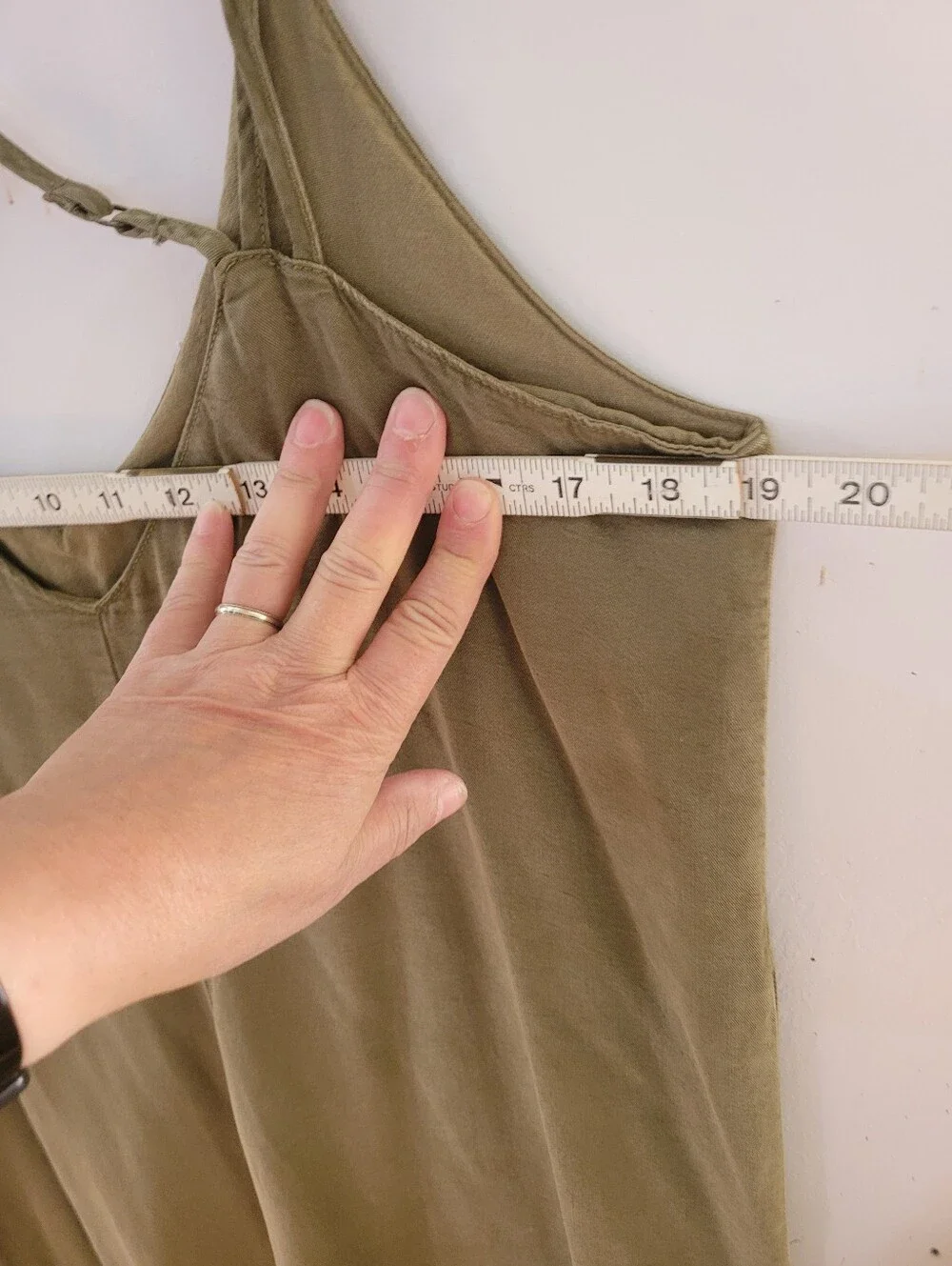 Free Peole L Olive Green Strappy Jumpsuit - Picture 3 of 5